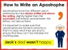 Apostrophes - KS3 Teaching Resources (slide 5/19)